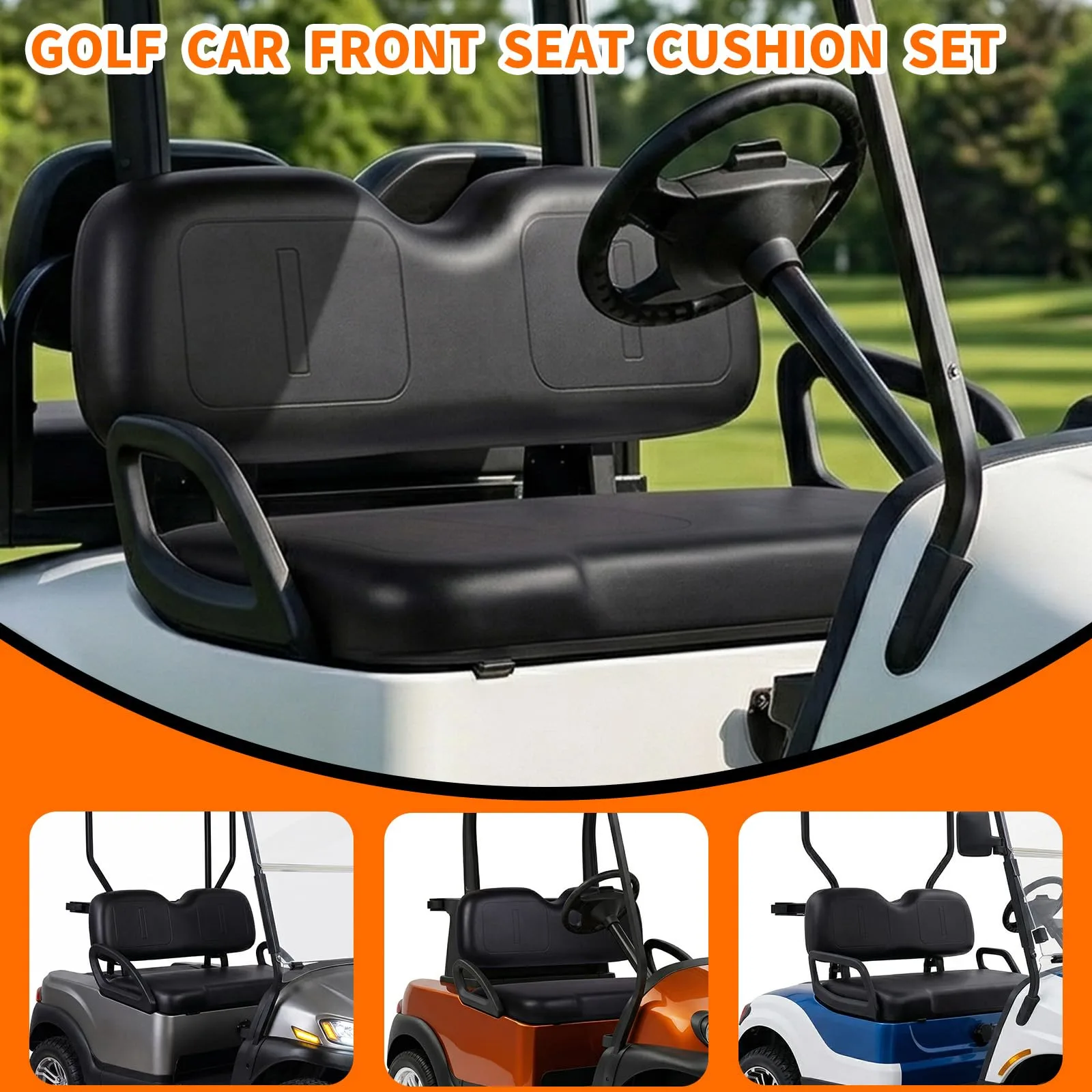 Wultek EZGO TXT Front Seat Cushion Replacement Kit image 4