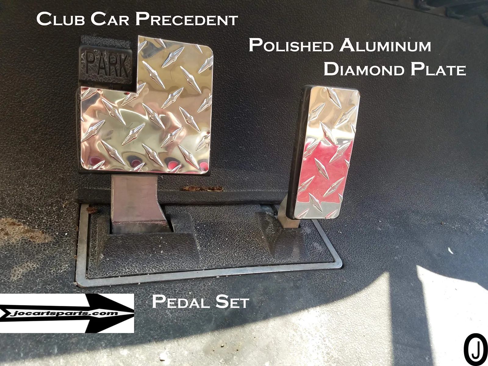 Club Car Precedent Aluminum Pedal Cover Set image 4