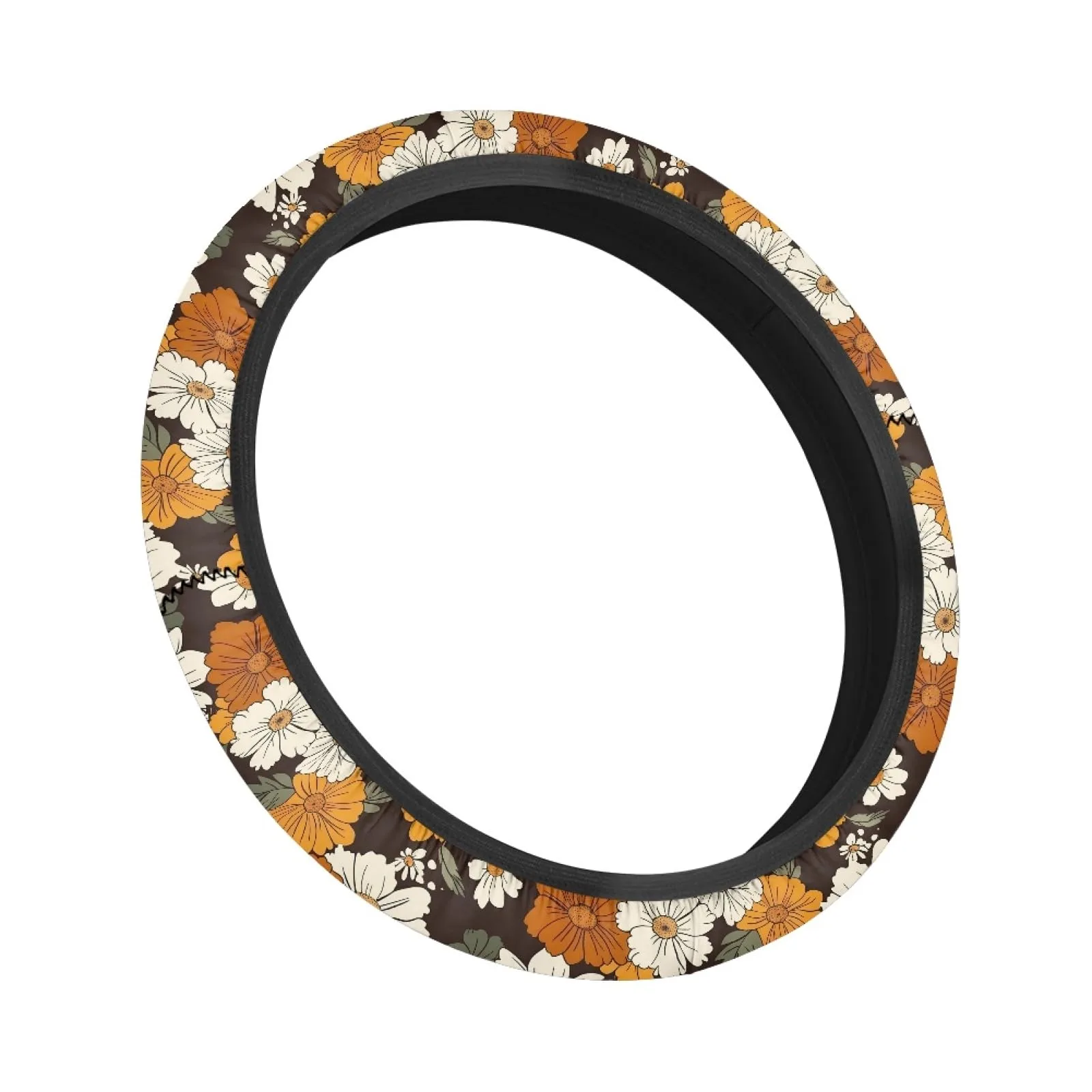 INSTANTARTS Hippie Flower 14-inch Golf Cart Steering Wheel Cover P-CZC7-12-3 image 2