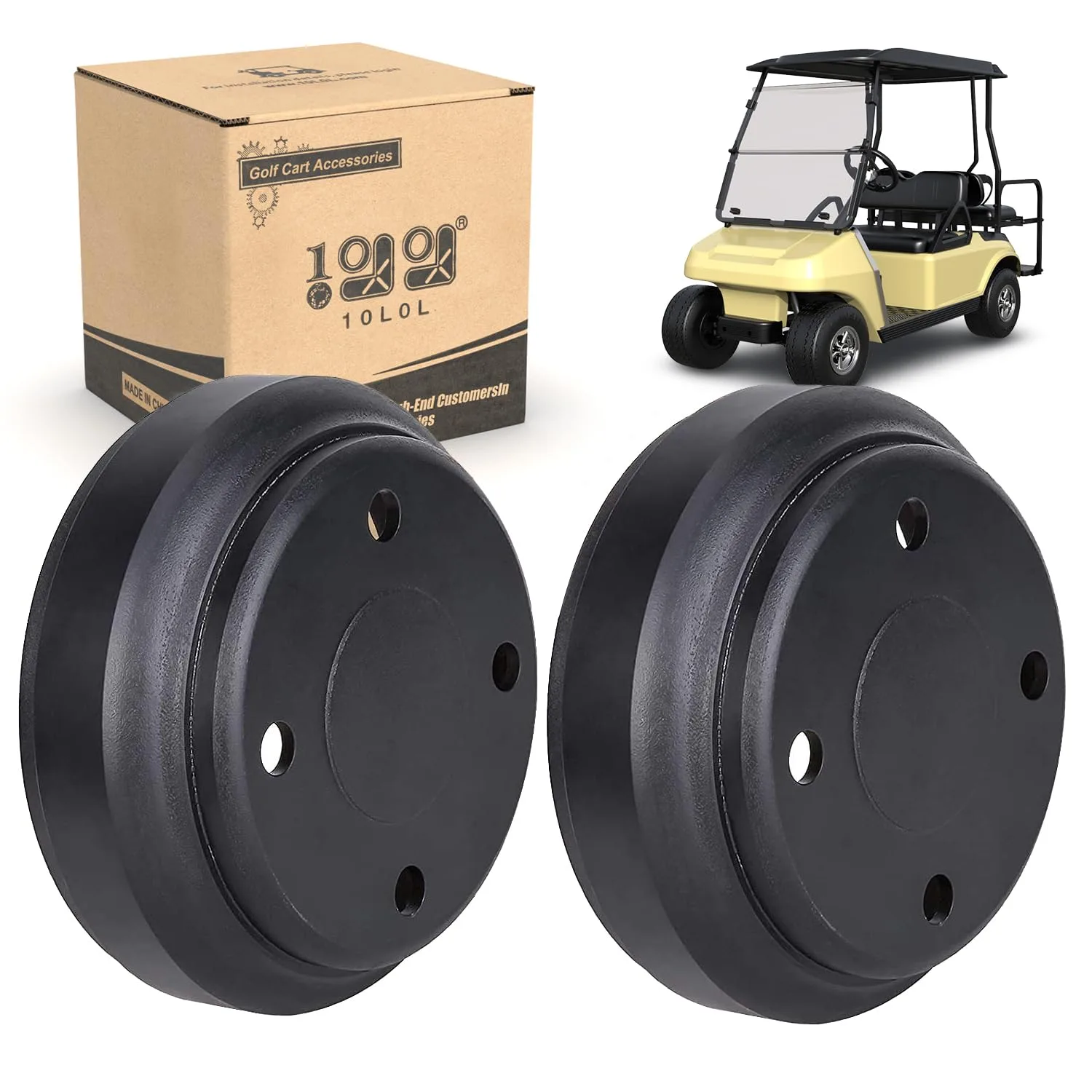 10L0L Rear Brake Drums for Club Car DS and Precedent