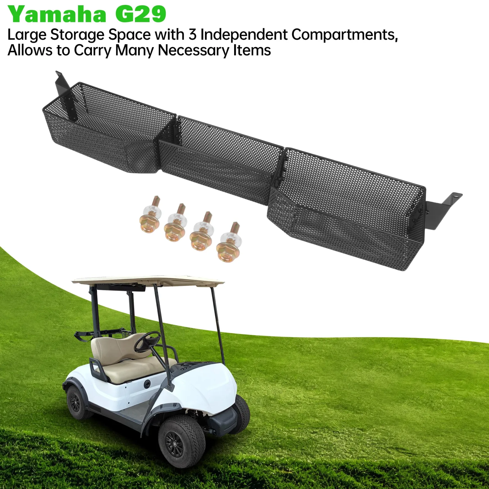 KAKABAS Front Basket for Yamaha G29 Drive2 YF-GOLF-033 image 2
