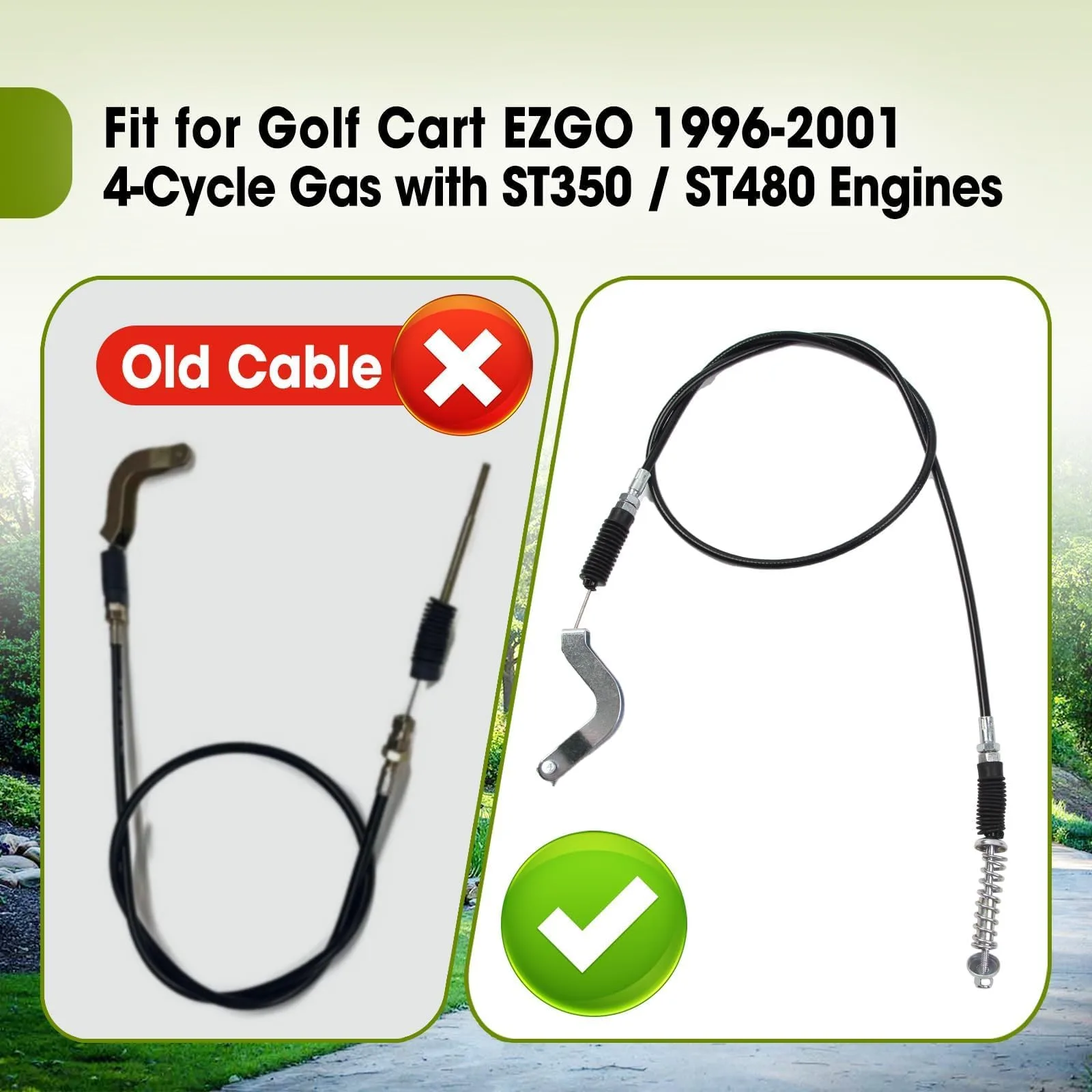 E-Z-GO ST350/ST480 Forward Reverse Shift Cable Assembly image 4