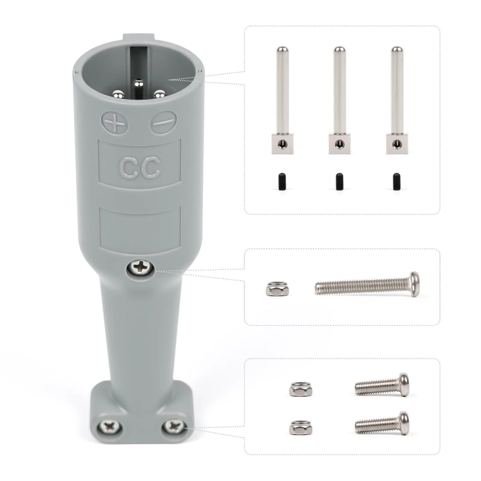 сYKKxBKGM Gray Golf Cart Charging Accessory, 5-Piece image 2