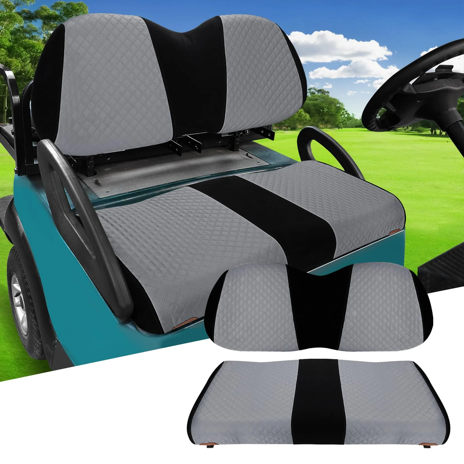 Roykaw Seat Cover for Club Car Precedent Front Seat