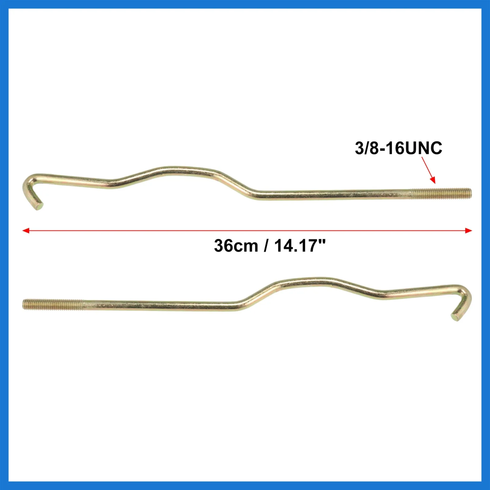 VekAuto Battery Hold-Down Rods for Club Car Precedent image 3