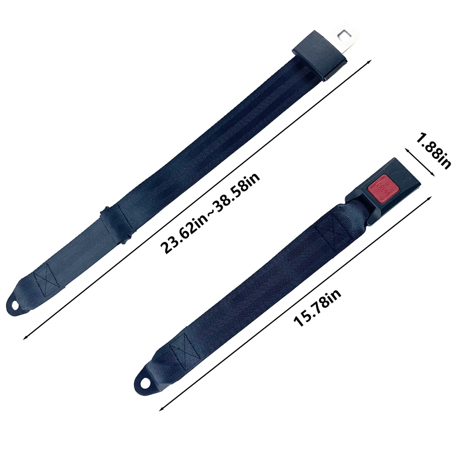Universal Golf Cart Seat Belt Set, 4 Pack - Generic image 2