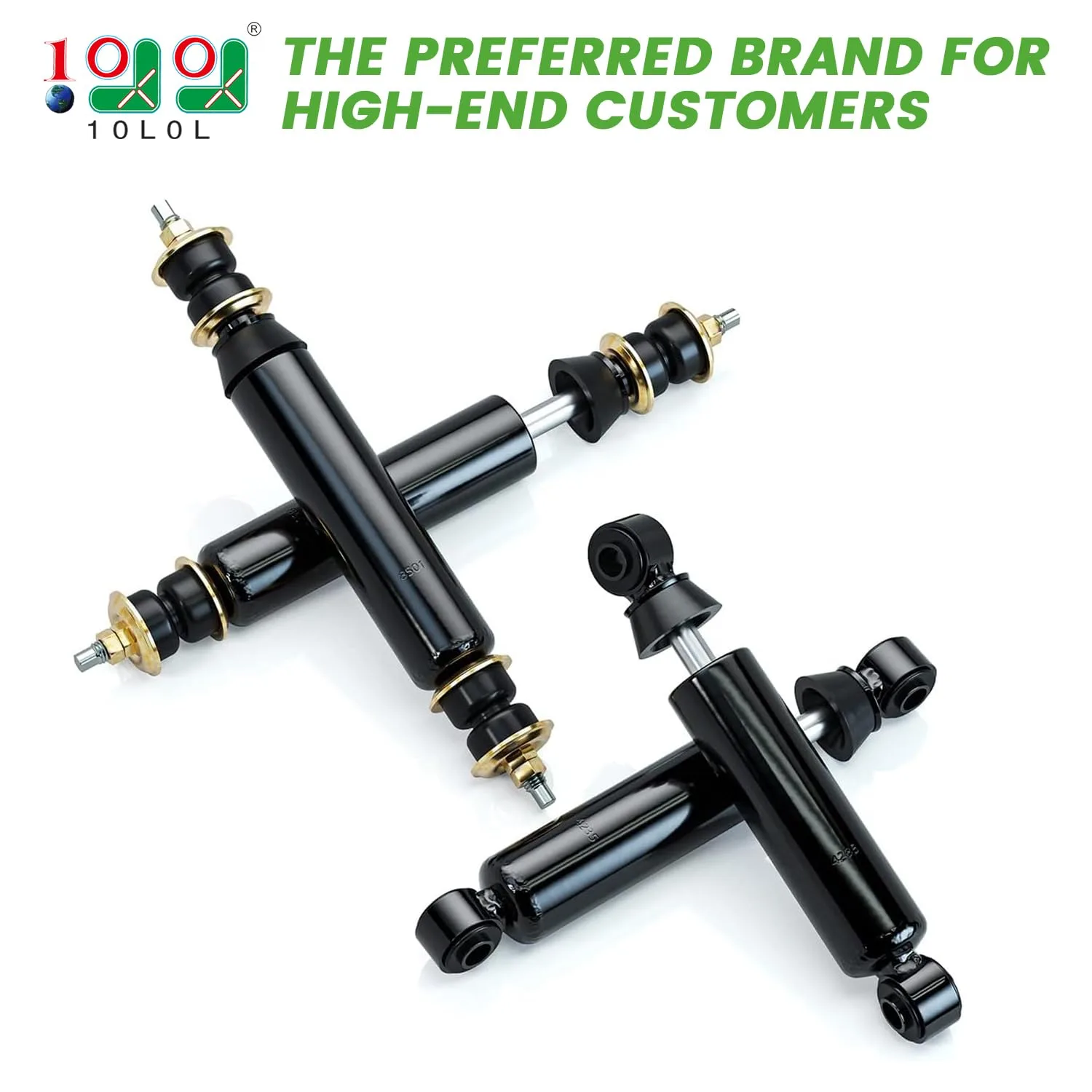 10L0L 4-Piece Shock Absorber Set for Club Car (Front & Rear) image 2