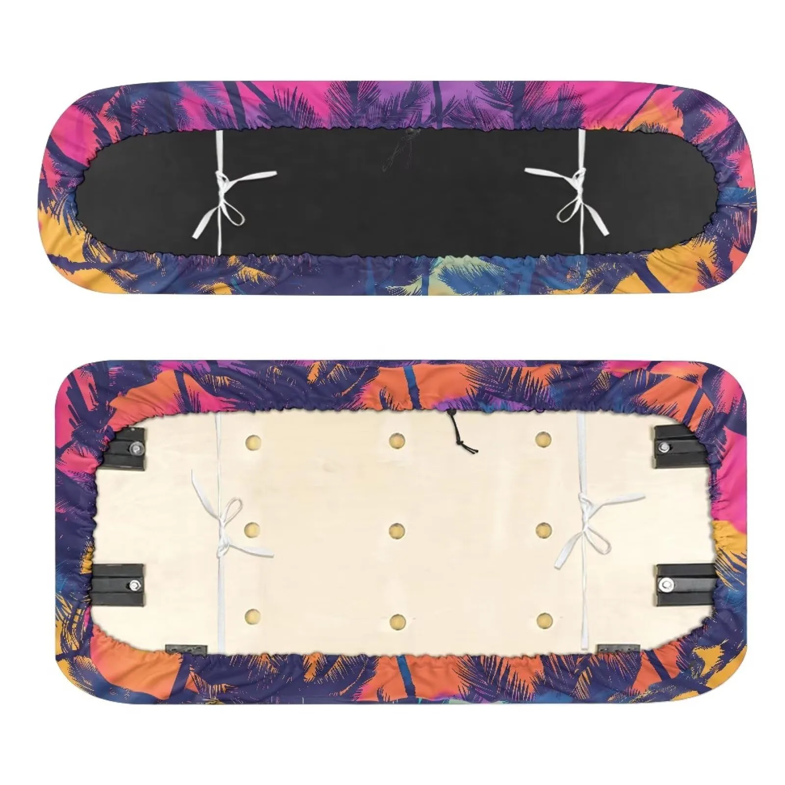 Quidrwyo Palm Trees Golf Cart Seat Covers, 2-Piece Set image 2
