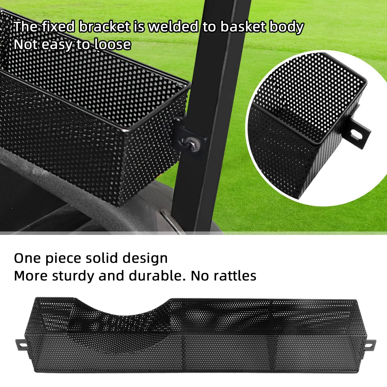 Roykaw Front Storage Basket for E-Z-GO RXV 2008-Up image 3