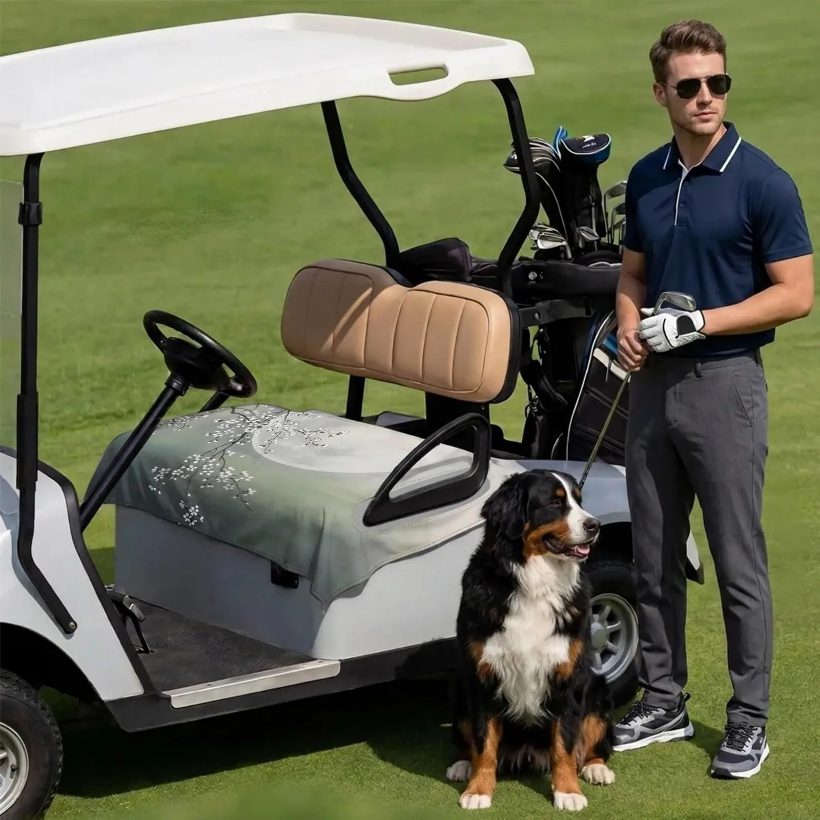 DecorLovee Golf Cart Seat Cover Towel, 51 x 31 Inch image 3