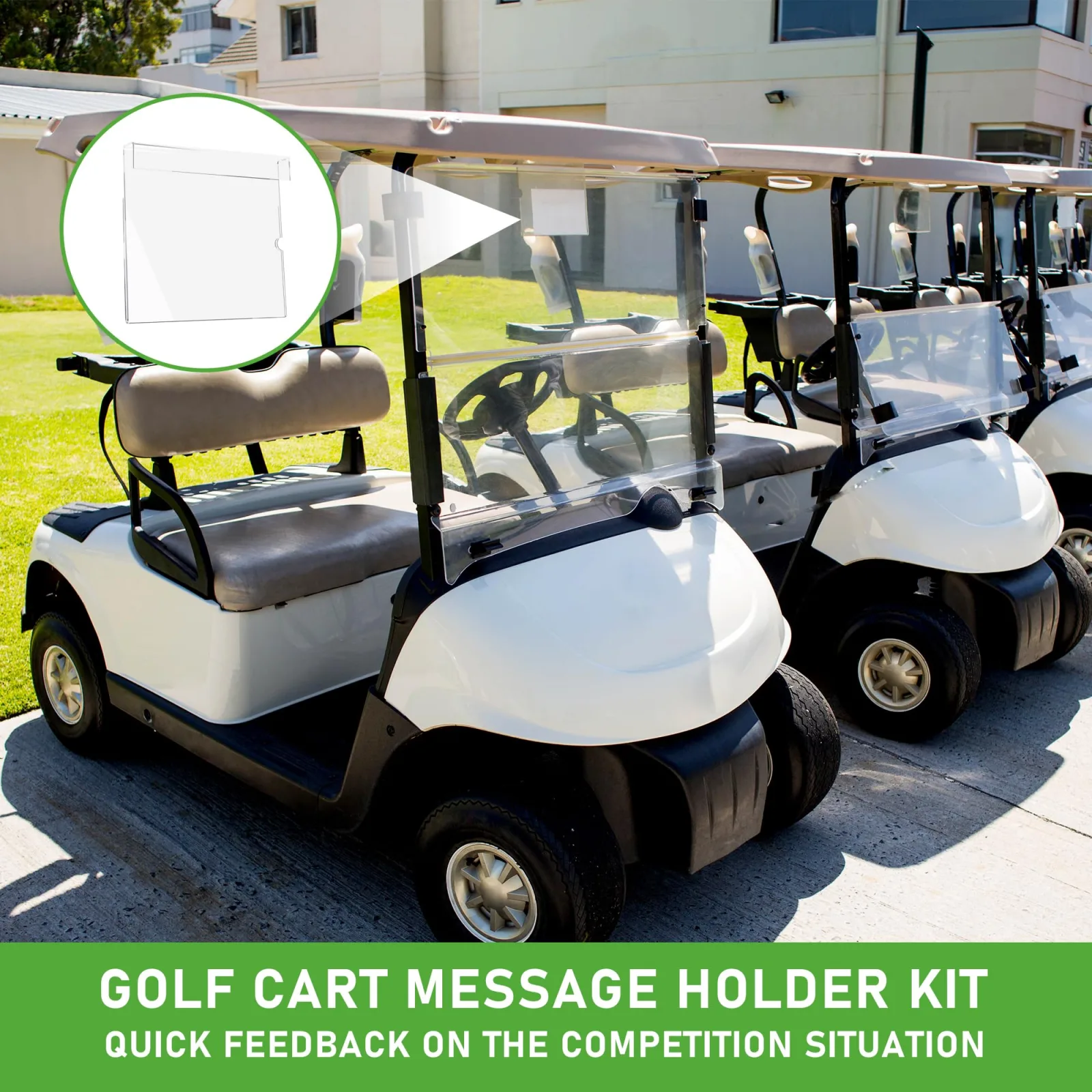 10L0L Message Holder Kit for E-Z-GO TXT Golf Carts image 3
