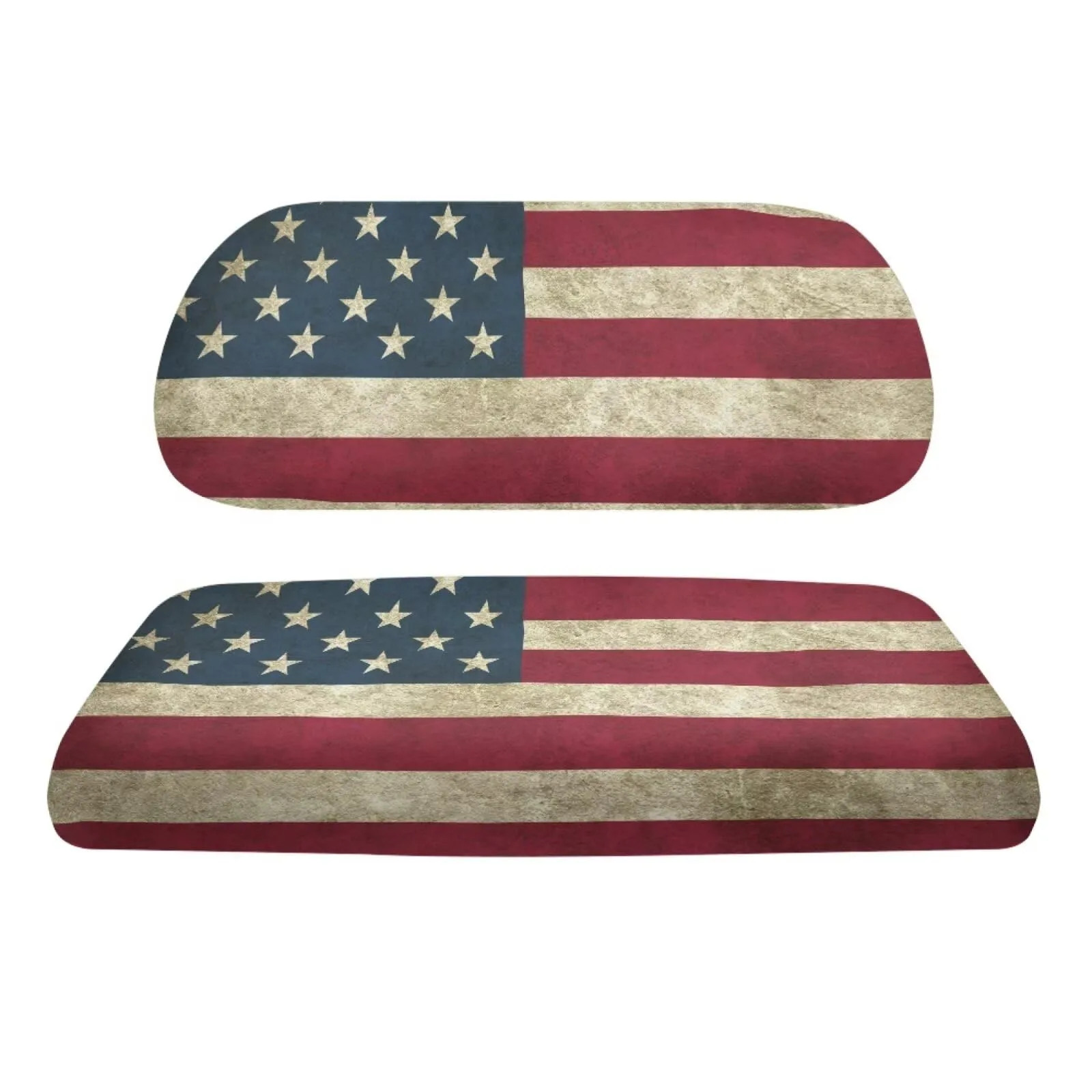 Yewattles Retro American Flag Golf Cart Seat Covers image 2