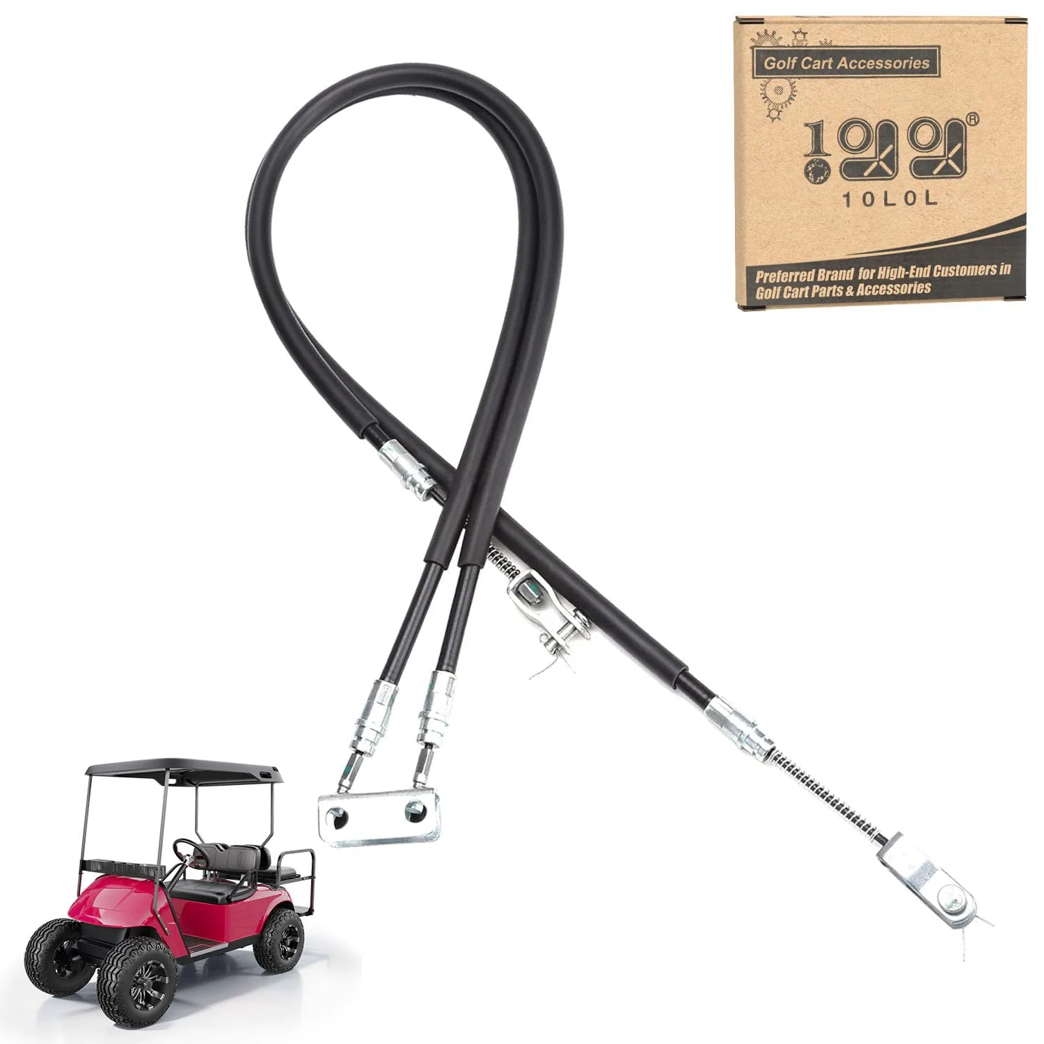 10L0L Brake Cable Set for E-Z-GO TXT & Medalist