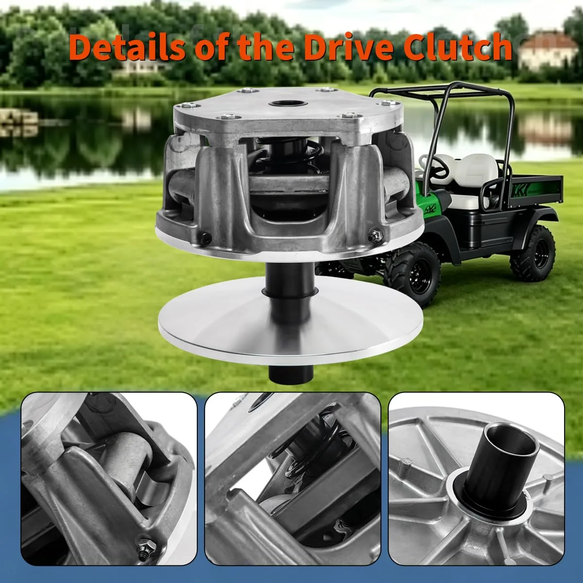 SFriding Drive Clutch for Club Car Carryall 295 & XRT1550 image 4
