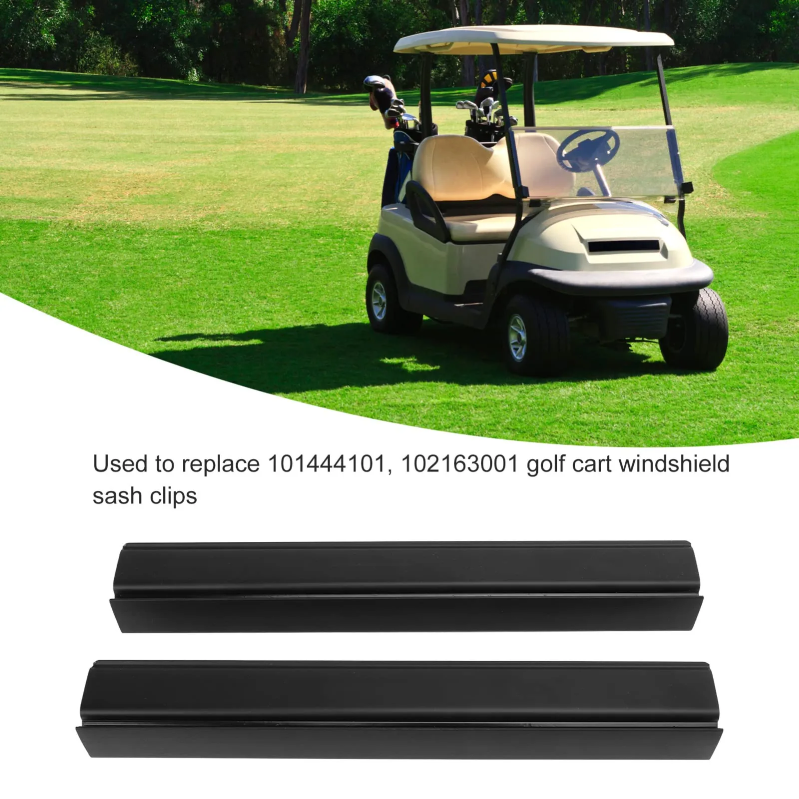 POENVFPO Club Car Windshield Sash Clips - 101444101 image 4