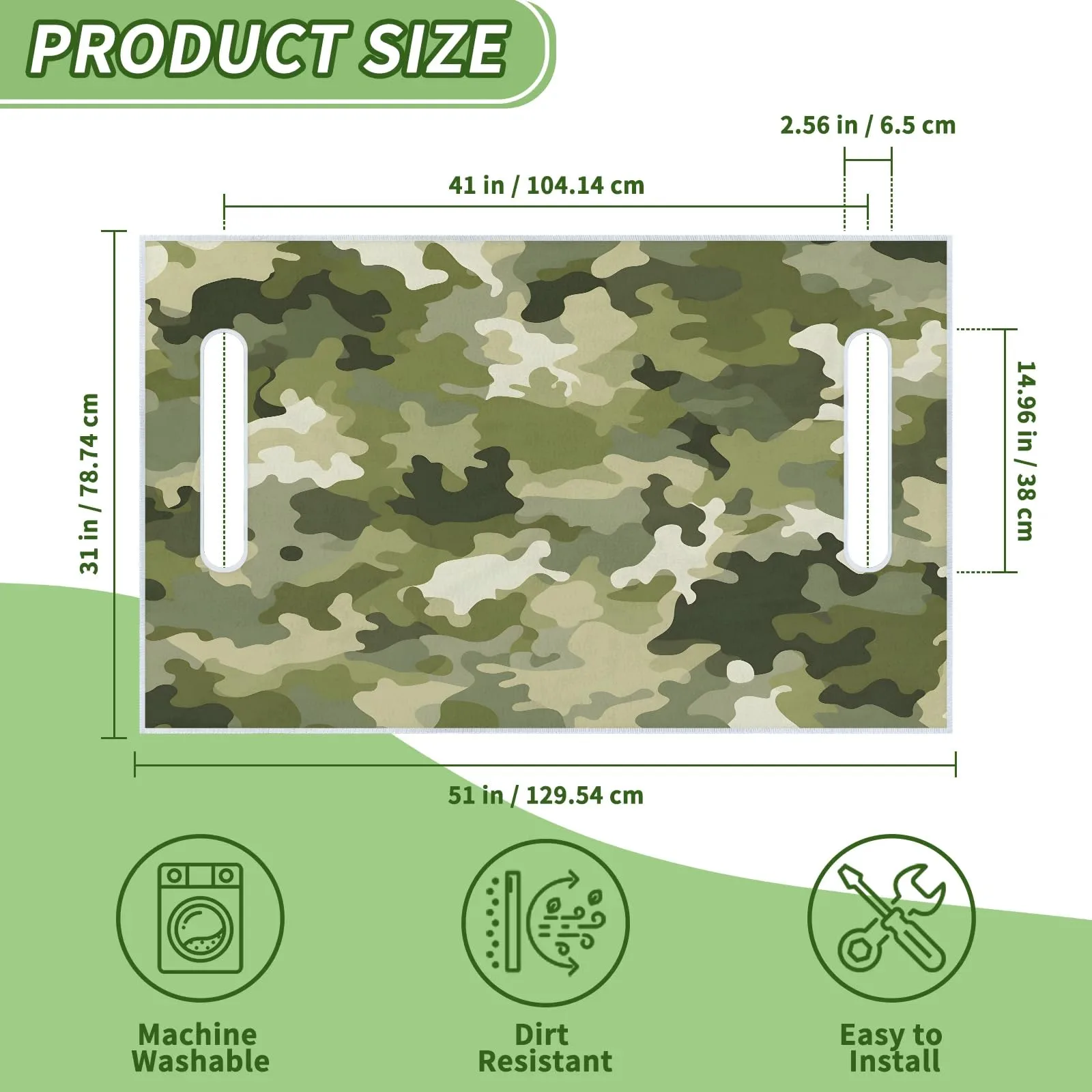 Tiveruda Golf Cart Seat Cover for Double Seats image 2