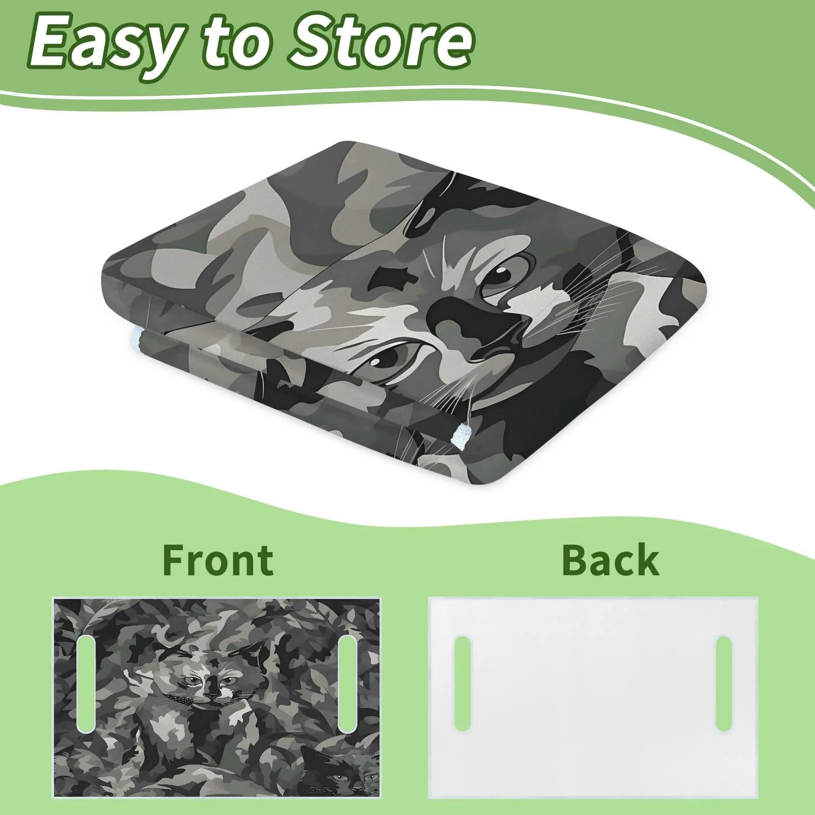 Tiveruda Camouflage Golf Cart Seat Cover, 51 x 31 in image 4