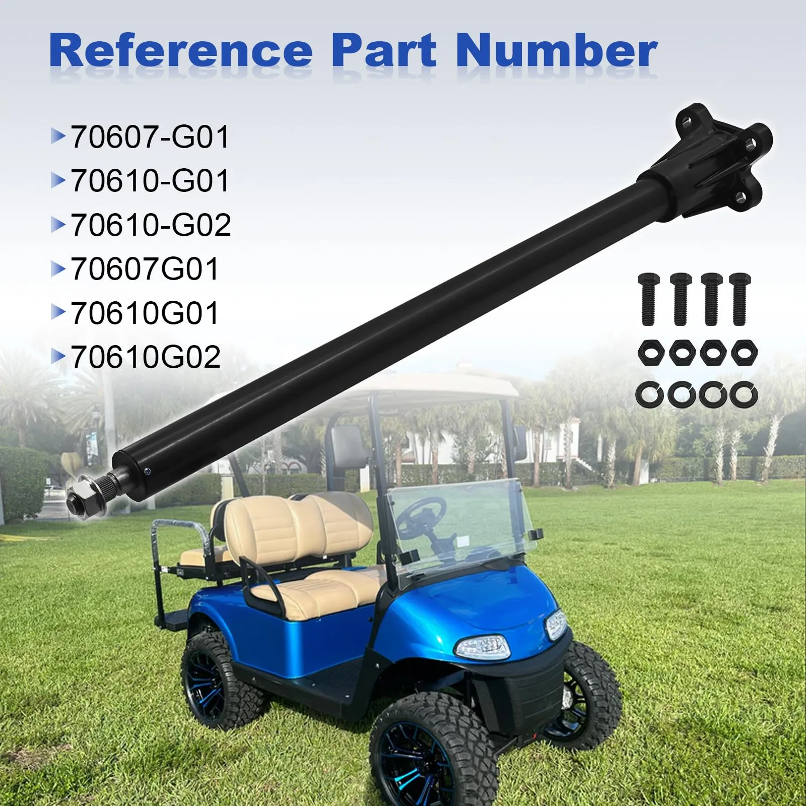 Beenhuco Steering Shaft Column Rebuild Kit for E-Z-GO TXT image 3