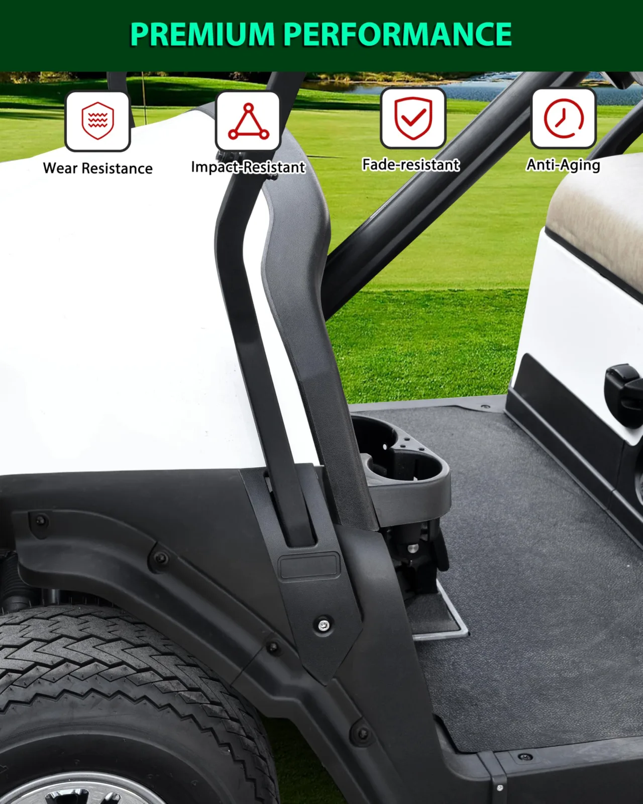 POKIAUTO Strut Covers for Club Car Tempo | UMG-251216 image 2