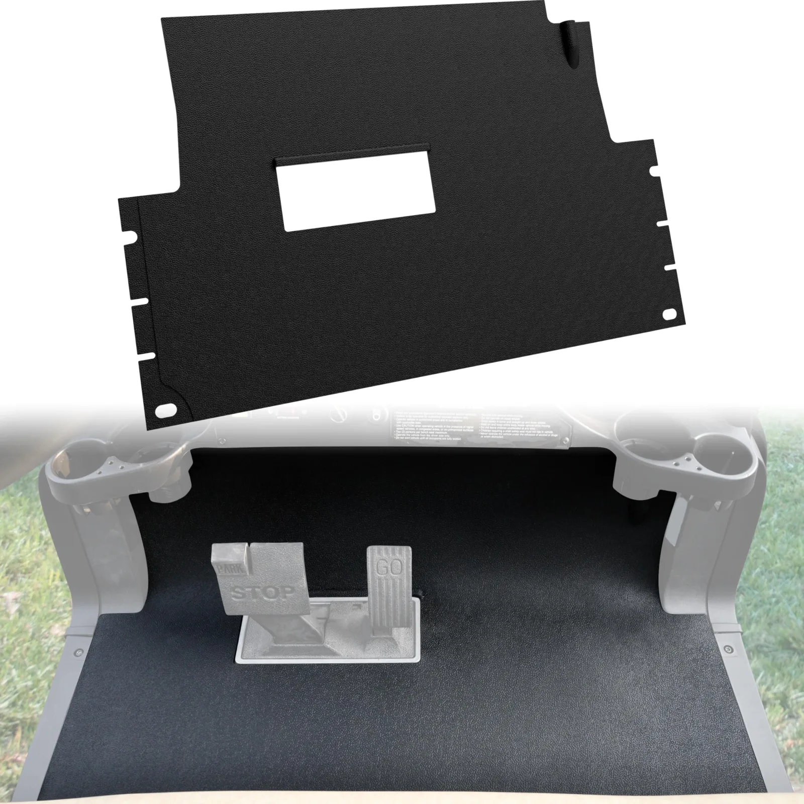 SAUTVS TPE Front Floor Mat for Club Car Precedent