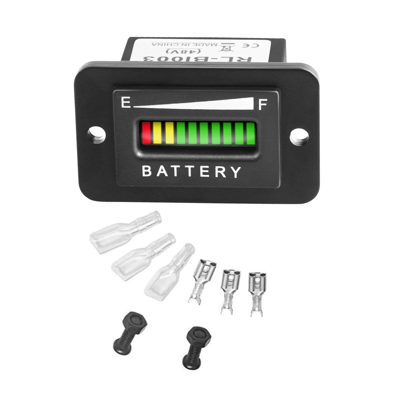 HUSUKU 48V LED Digital Battery Voltage Gauge BBTT005
