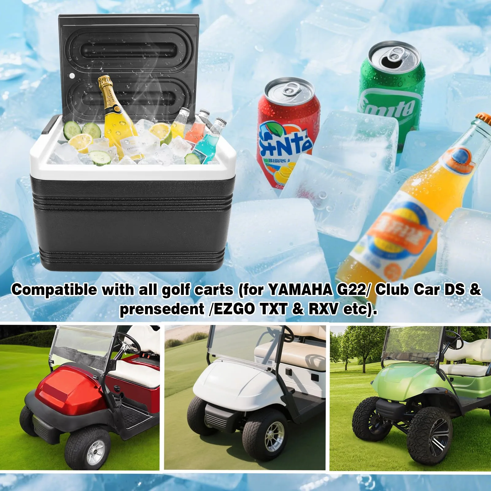 AIPSET 8L Golf Cart Ice Box AP0619 image 2