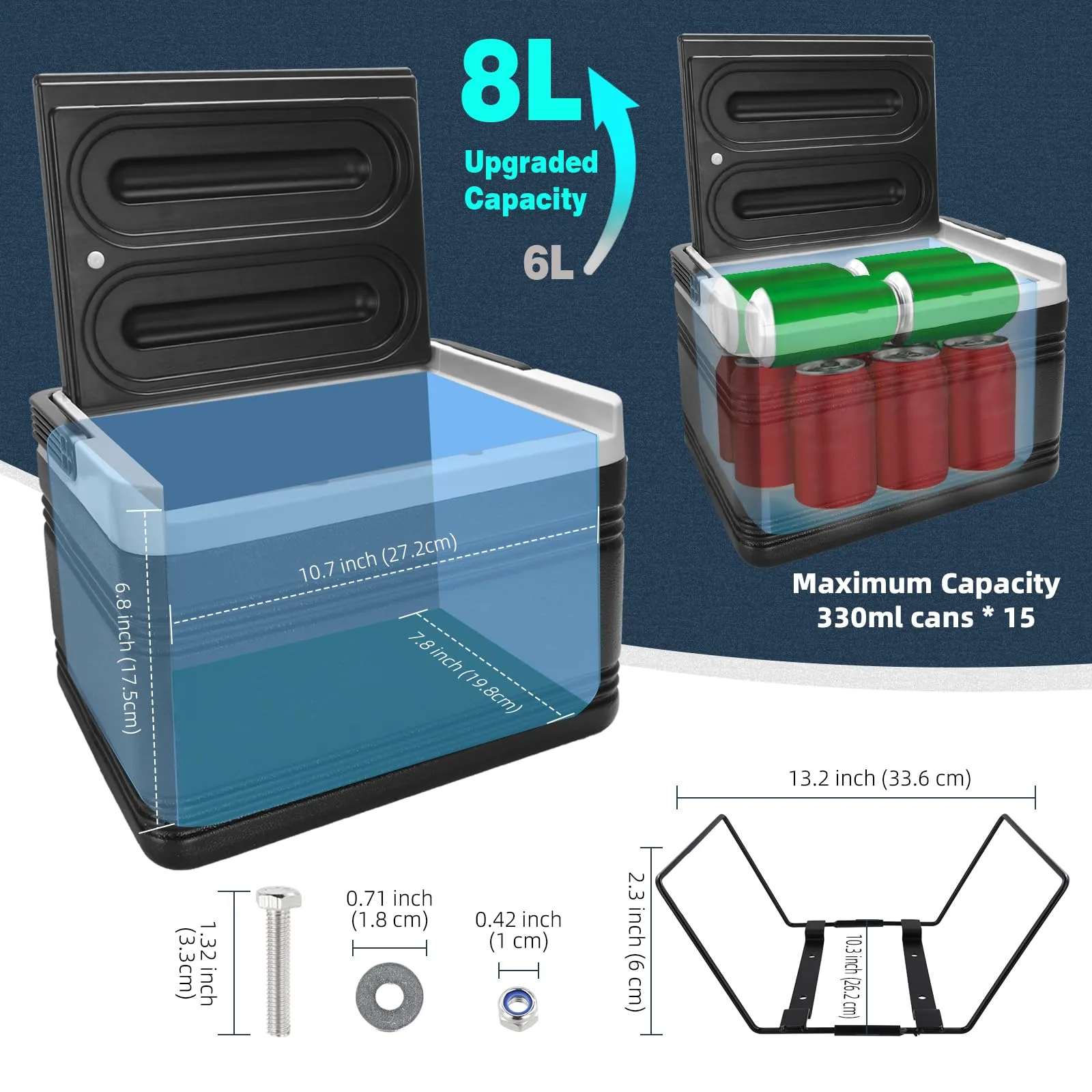 AIPSET 8L Golf Cart Ice Box AP0619 image 4