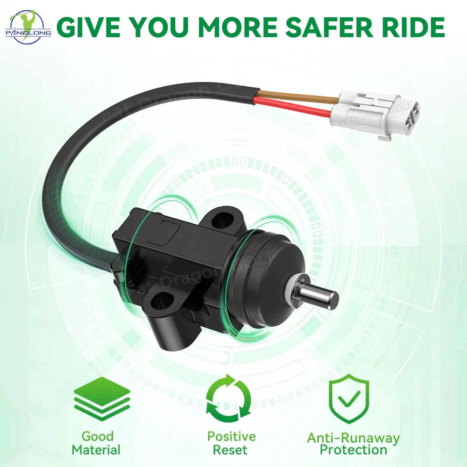 Panglong Stop Switch for Yamaha G14/G16/G19/G22/G29 — JF7-82817-20-00 image 2