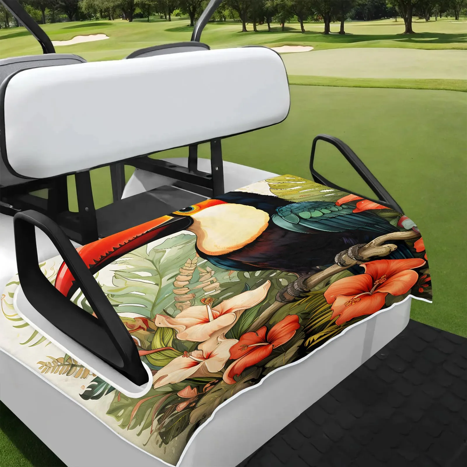 Tiveruda Golf Cart Seat Cover Blanket, 51 x 31 Inch