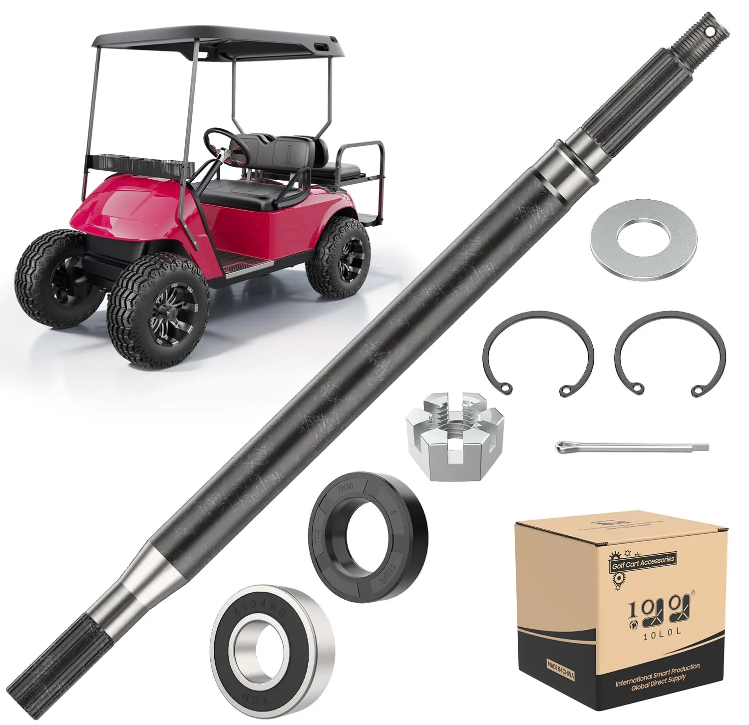 10L0L E-Z-GO TXT Rear Axle Shaft Kit 1994-2013