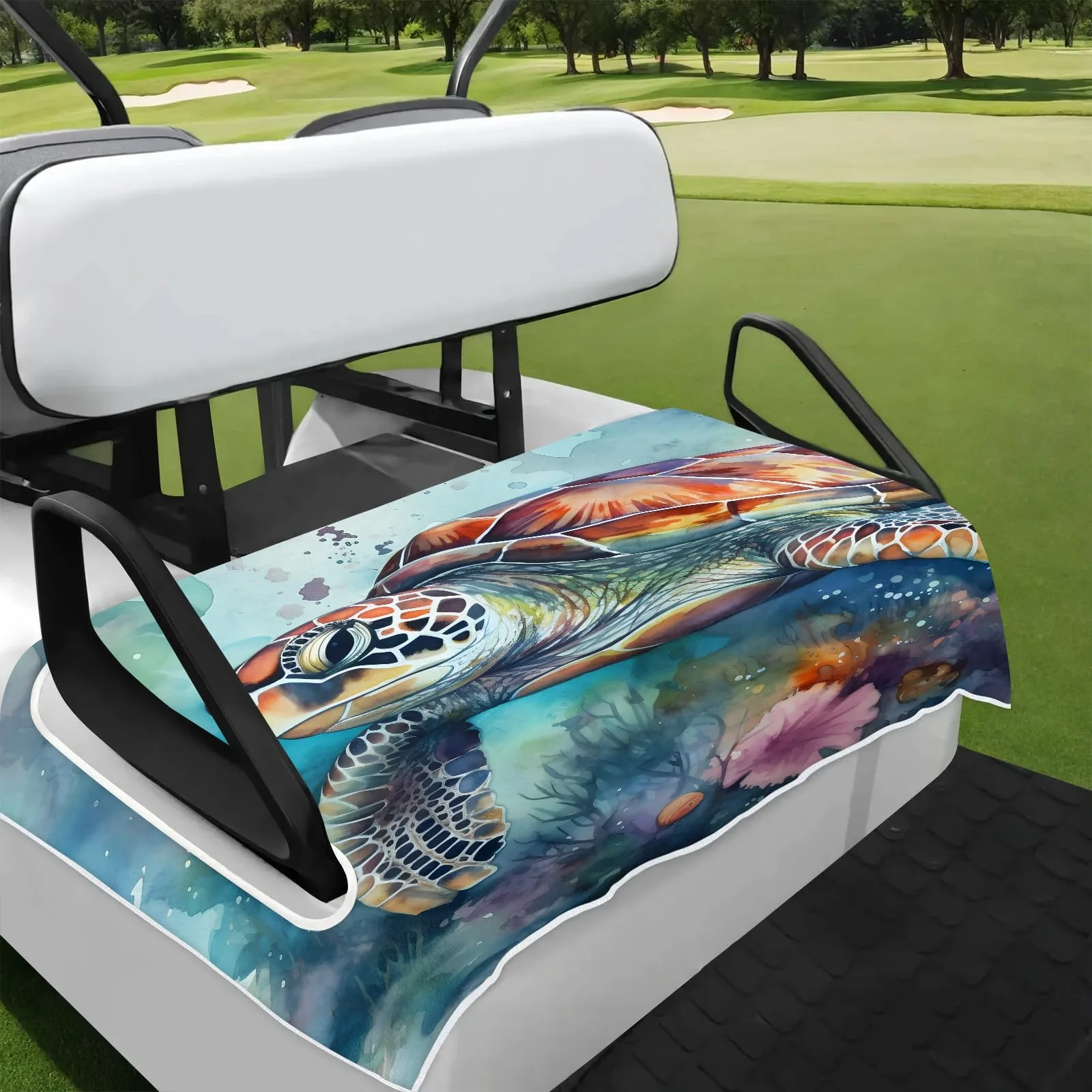 Tiveruda Golf Cart Seat Cover for Double Seats