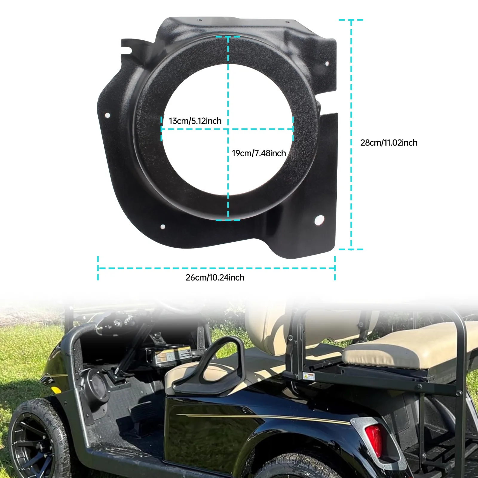 KAKABAS GOLF001 Speaker Pods for E-Z-GO RXV 2008+ image 4