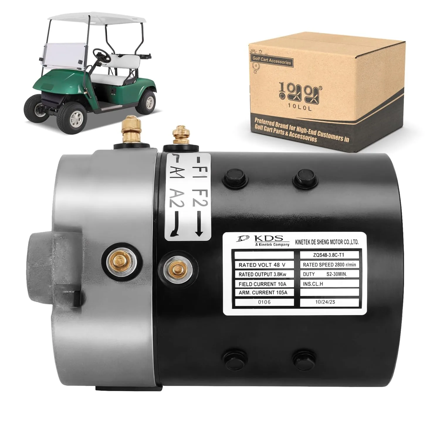 10L0L 48V Motor for E-Z-GO TXT/Freedom 2010+