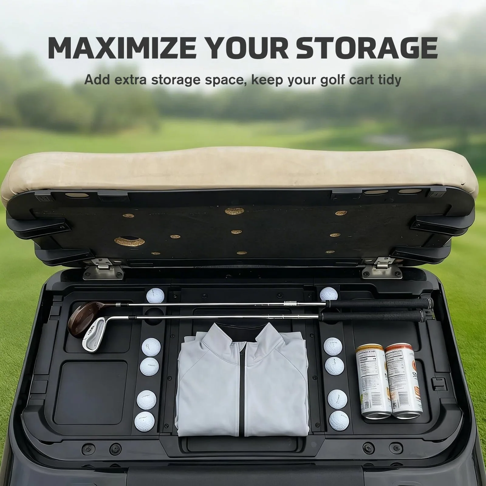 XUTVOTOR Under-Seat Storage Tray for E-Z-GO RXV Valor image 3
