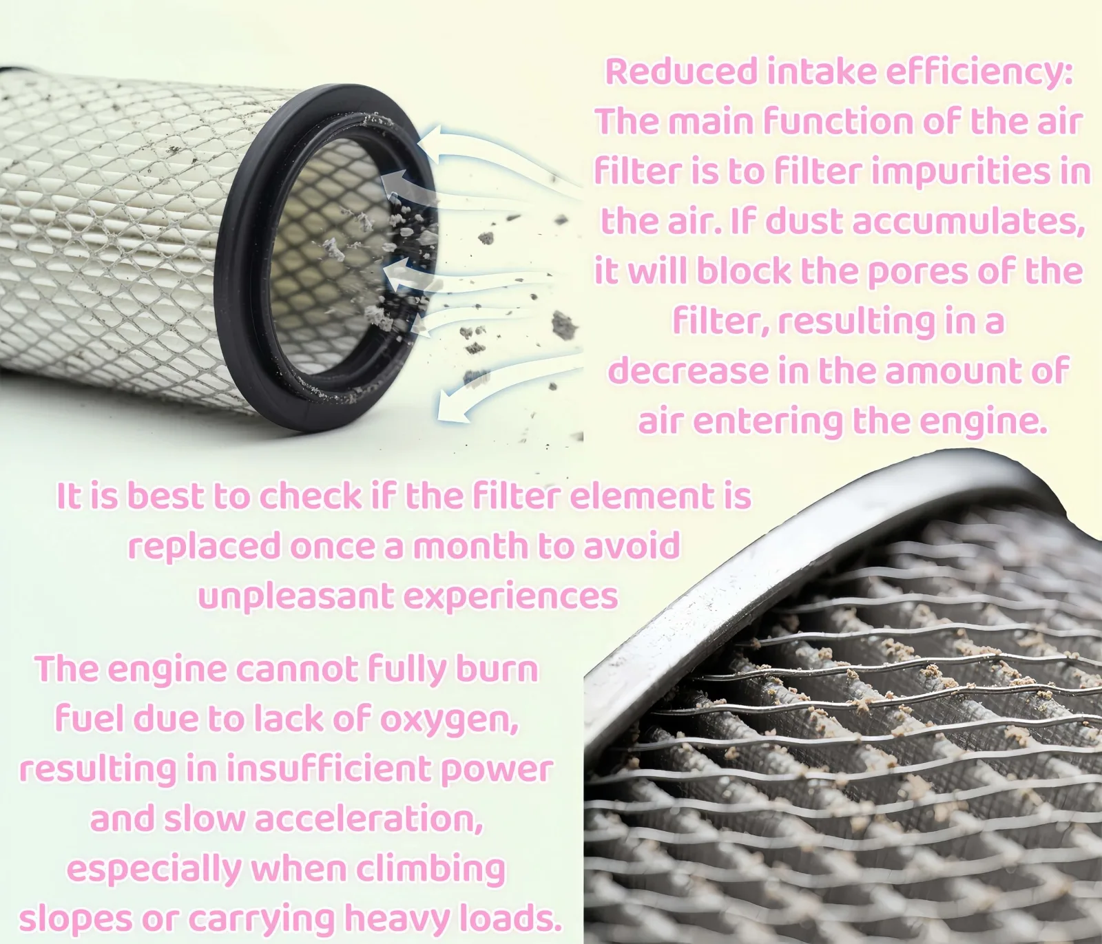 Viefow Air Filter 1025582-01 / 28463G01 / 11017 — 2-Pack image 4