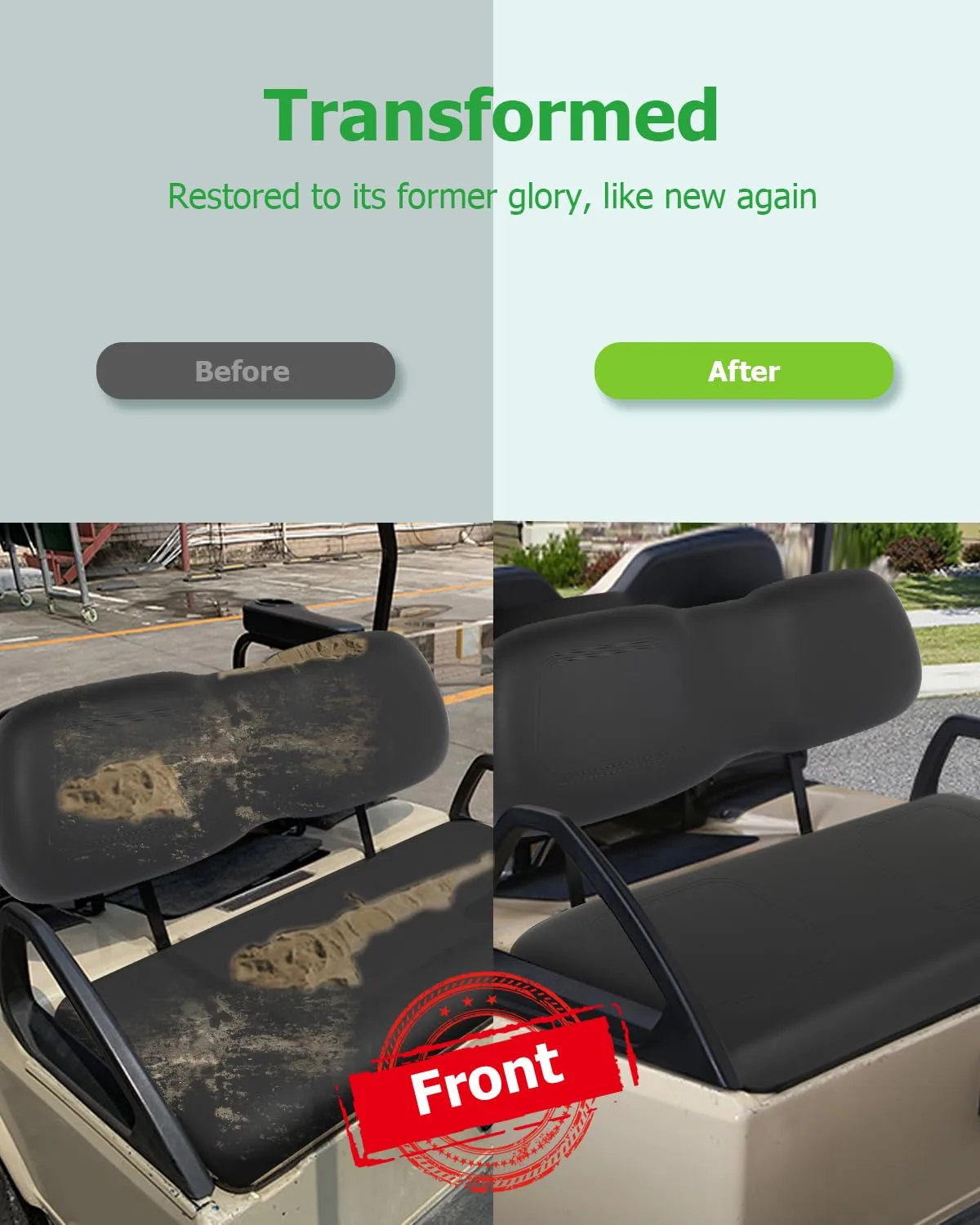 ILVGOLF Front Seat Bottom Cushion for Club Car DS image 4