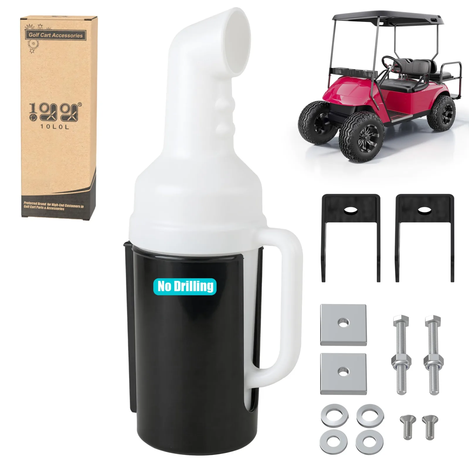 10L0L Golf Cart Sand Bottle Holder