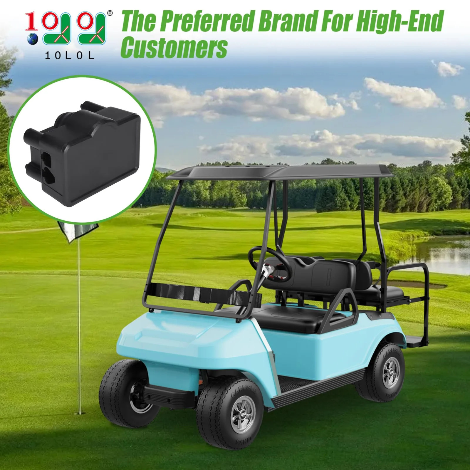 10L0L MCOR Throttle Potentiometer for Club Car DS & Carryall image 2
