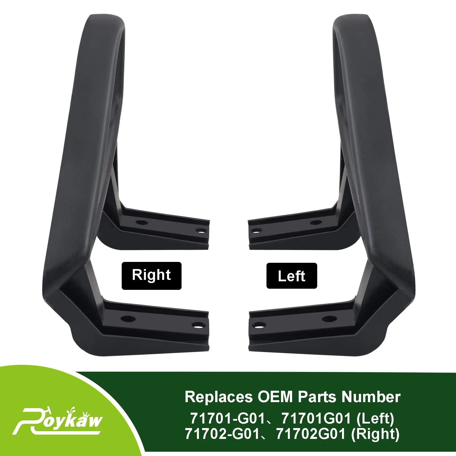 Roykaw Hip Restraint Armrests for E-Z-GO TXT Golf Carts image 2