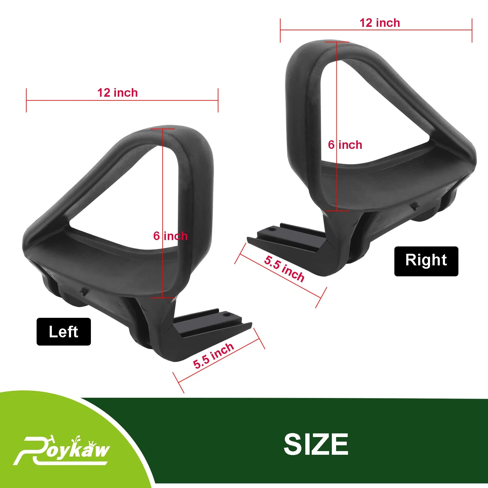 Roykaw Hip Restraint Armrests for E-Z-GO TXT Golf Carts image 4