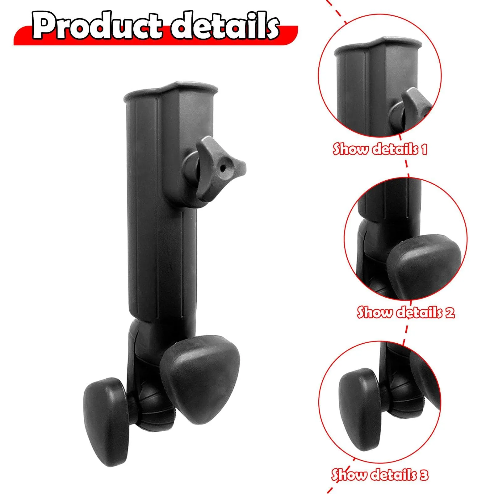 Generic Golf Push Cart Umbrella Holder Clip Mount image 2