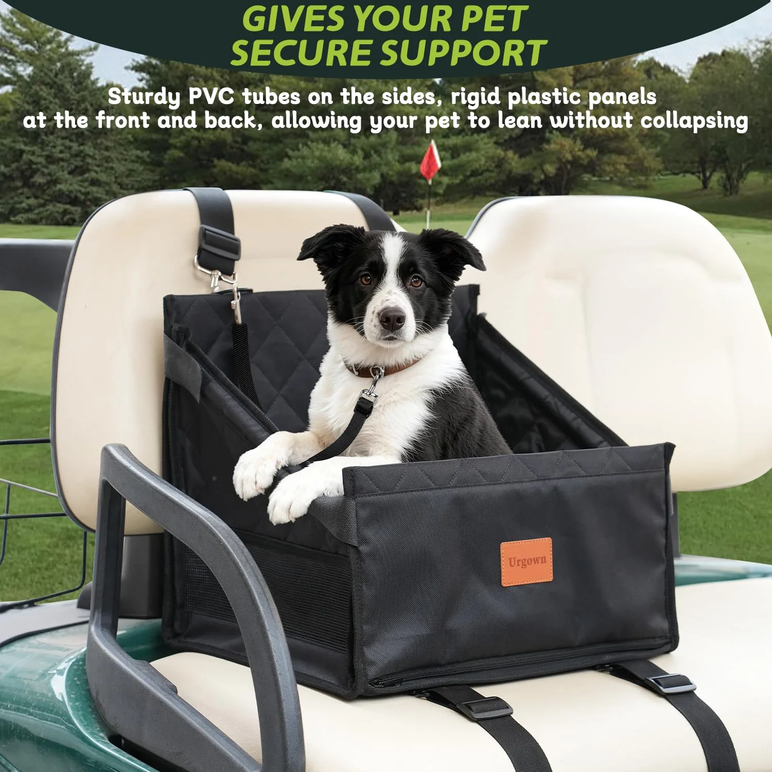 Urgown Golf Cart Dog Seat for Small Pets image 3