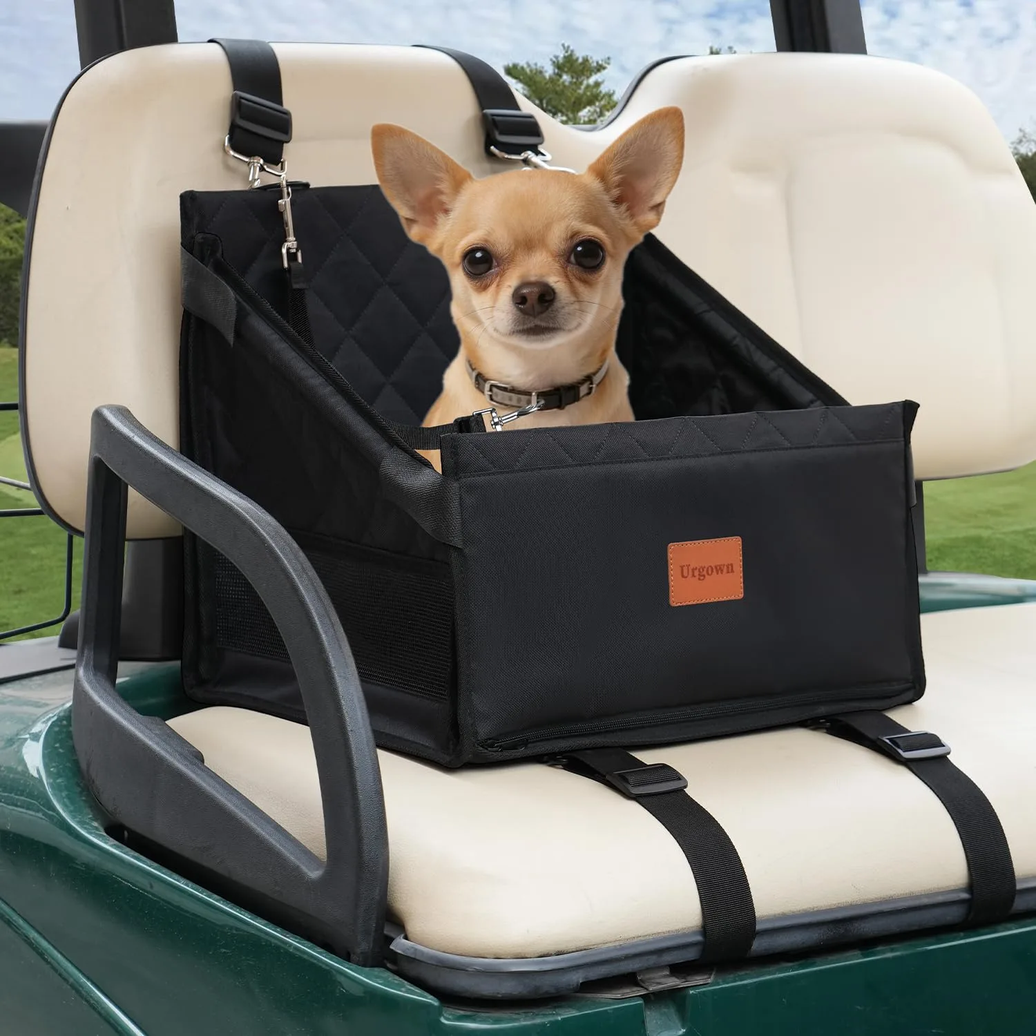 Urgown Golf Cart Dog Seat for Small Pets