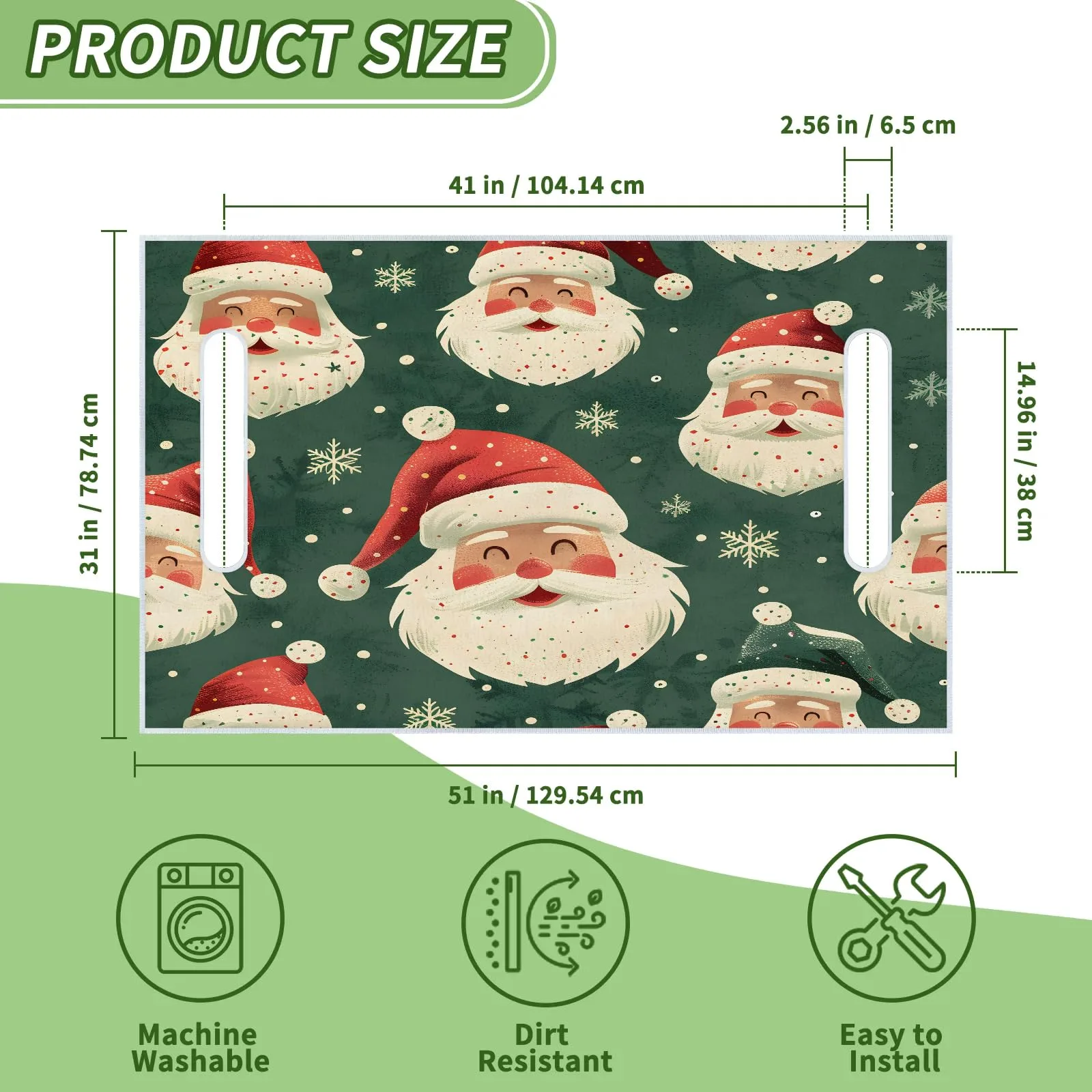 Tiveruda Golf Cart Seat Cover for Double Seats image 2