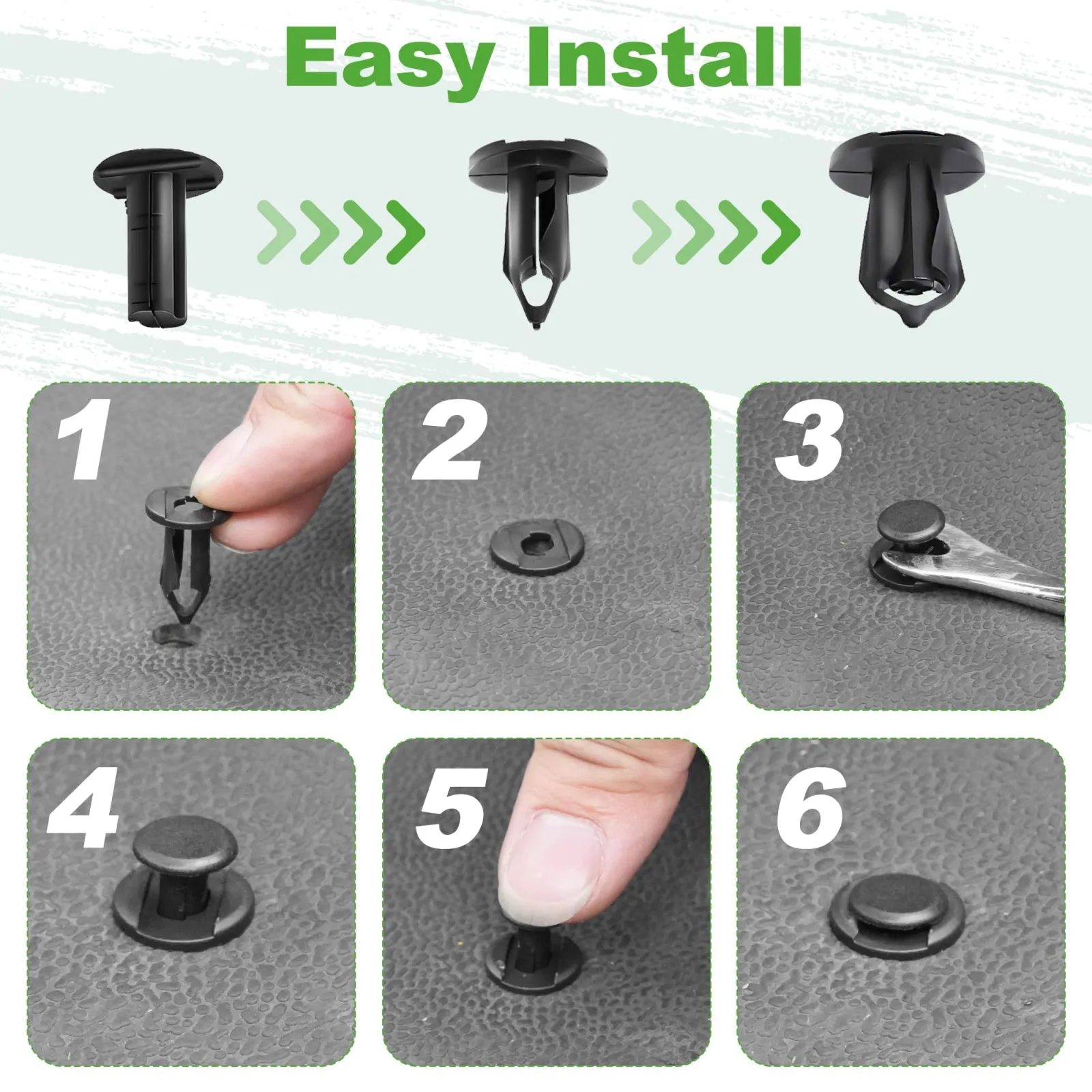 10L0L Yamaha Drive/G29 Floor Mat Rivets 90269-09003 image 4