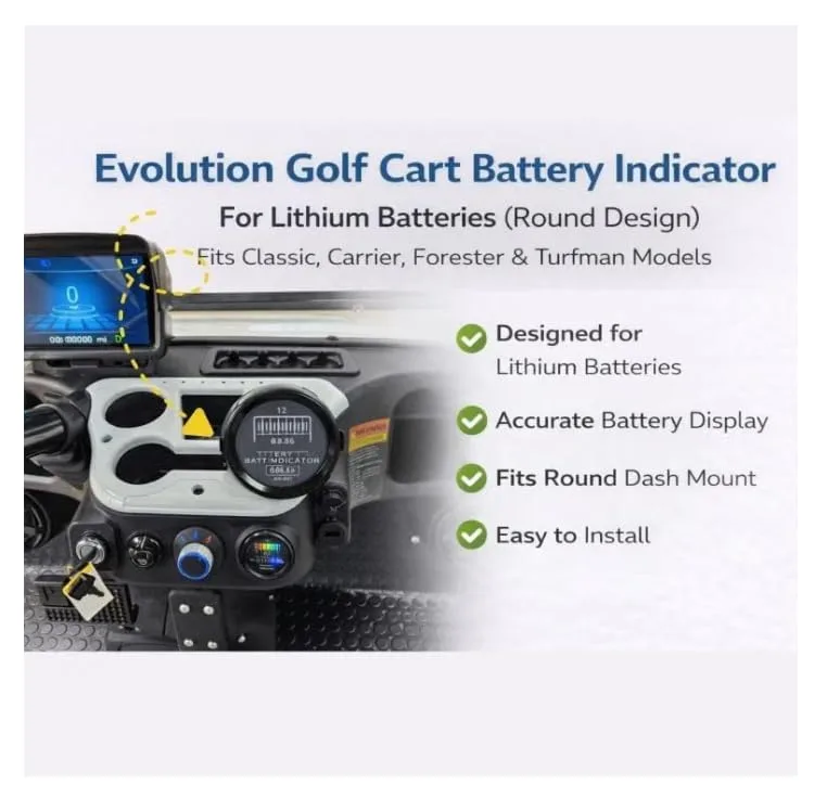 Evolution Lithium Battery Indicator Gauge 2.04.0859 image 2