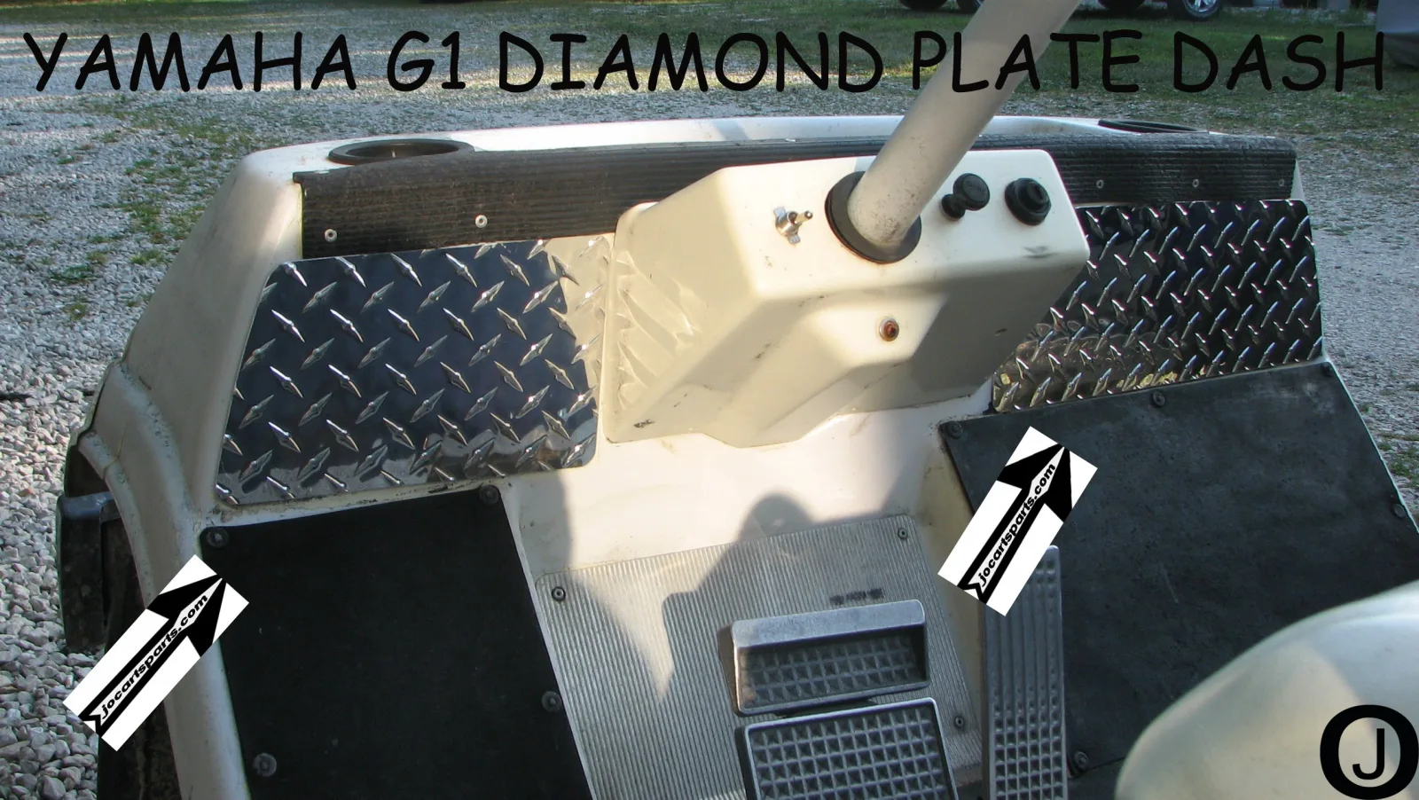 J & O Carts Parts Diamond Plate Dash Plates for Yamaha G1 image 4
