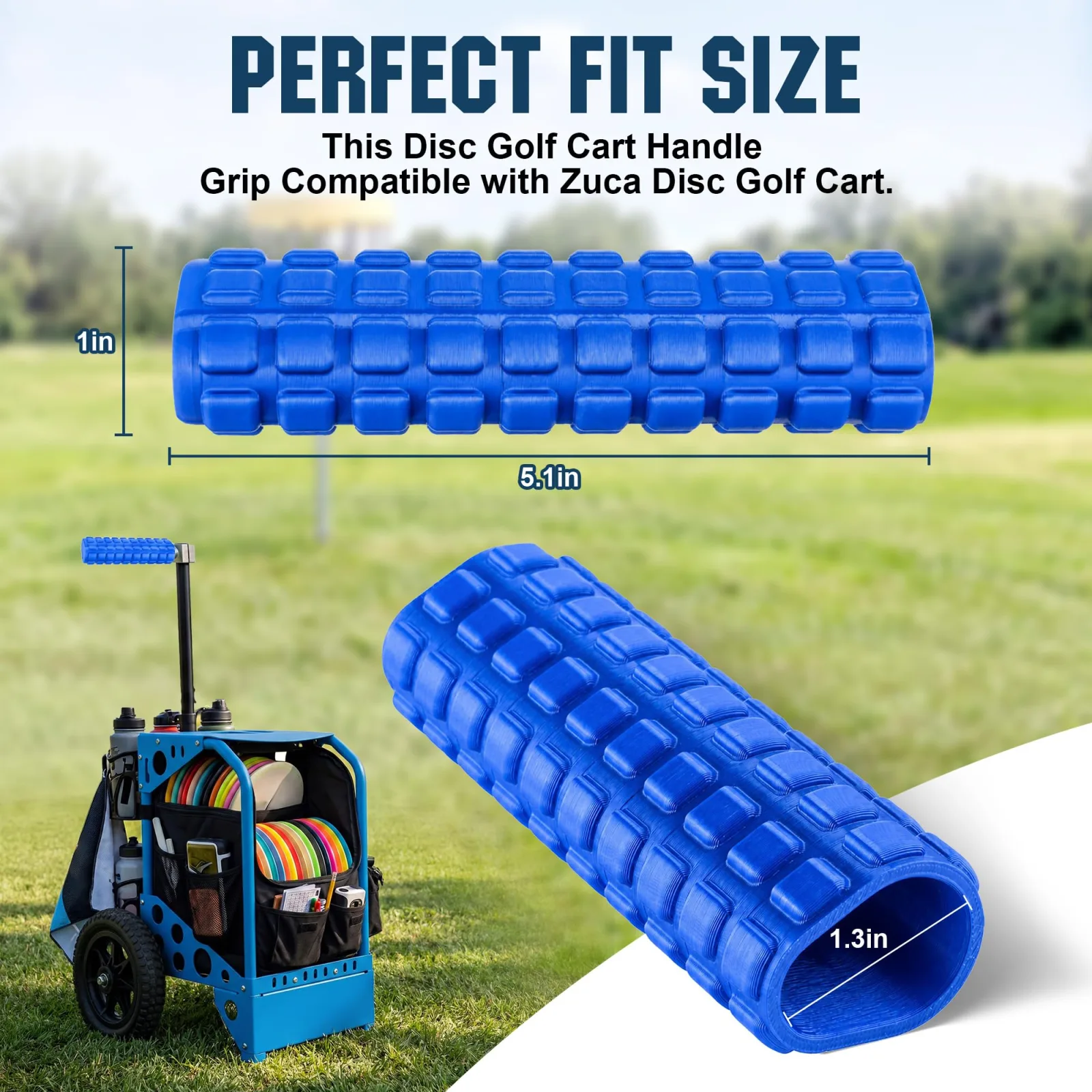 Enhon Ergonomic Rubber Handle Grip for Zuca Disc Golf Cart SO-Enhon-4403 image 4