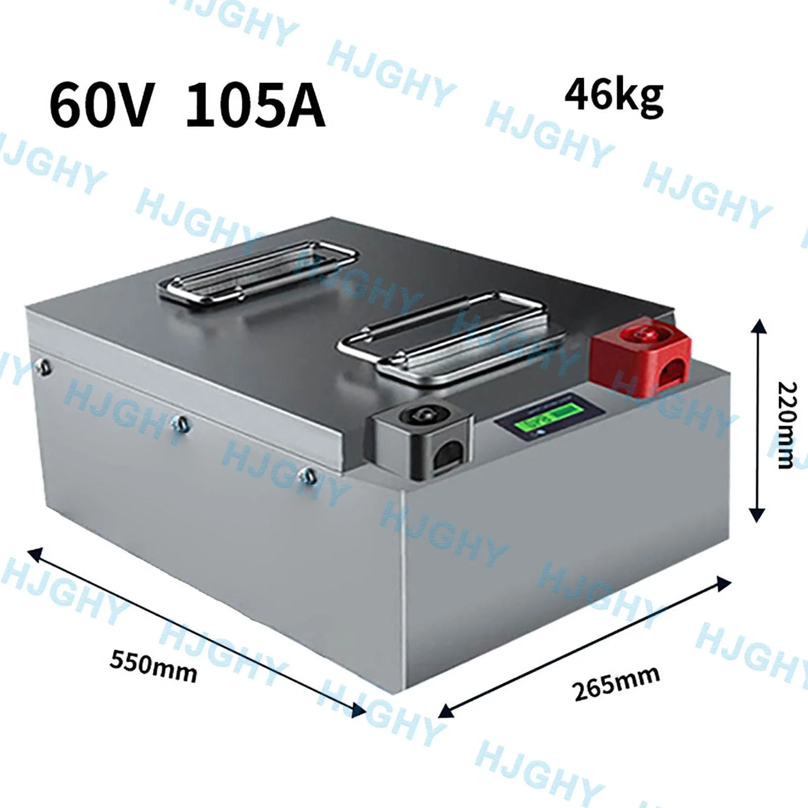 HJGHY 60V 105Ah LiFePO4 Battery for Golf Carts image 2