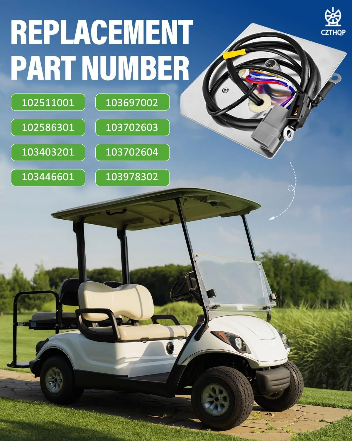 CZTHQP 102511001 OBC for Club Car 48V Precedent image 2